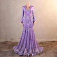 Sequin Luxury Mermaid Gowns Evening Dress Luxurious Weddings