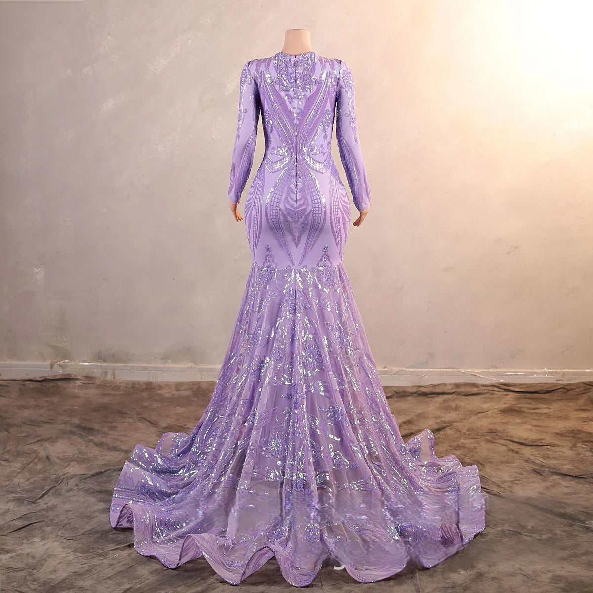 Sequin Luxury Mermaid Gowns Evening Dress Luxurious Weddings