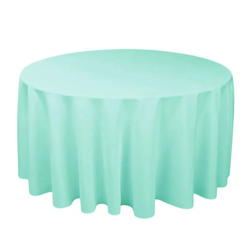 Polyester Round Tablecloth table linen Luxurious Weddings