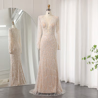 Luxury Beige Mermaid Wedding Dress Luxurious Weddings