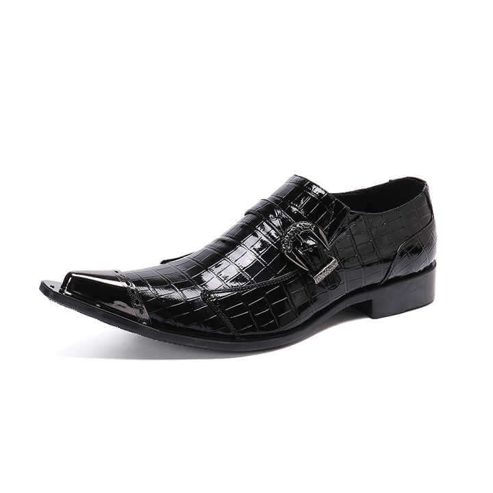 Men's Genuine Leather Crocodile Skin Loafers Loafers Luxurious Weddings
