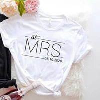 MR & MRS T-shirts Tshirts Luxurious Weddings