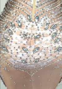 a close up of a dress on a mannequin