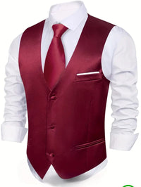 High Quality Men Suit Set Blazers Business 3 Pieces Formal