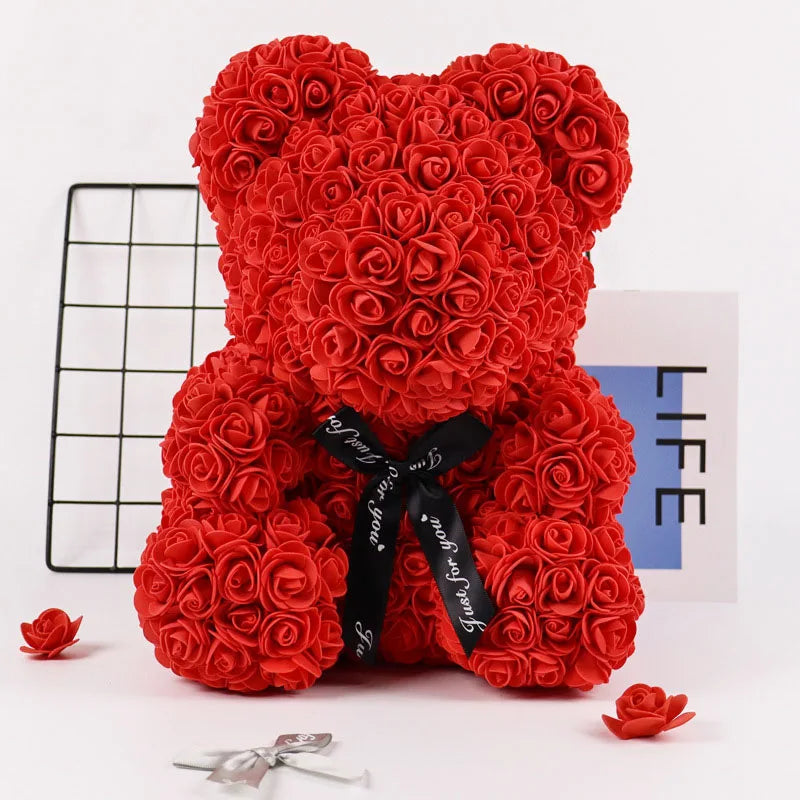 Immortal Rose Bear, Perfect Gift to Say “I Love You” rose bear Luxurious Weddings