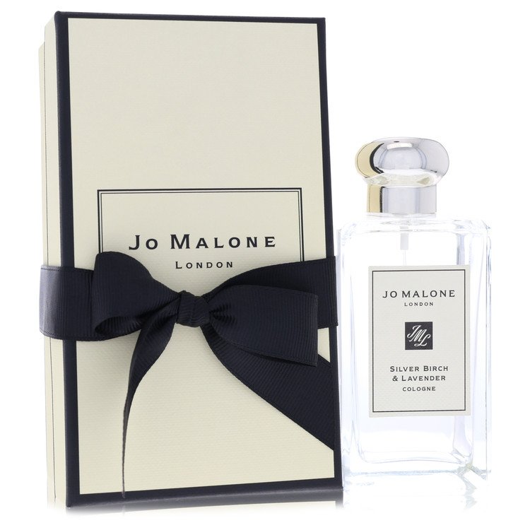 Jo Malone Silver Birch & Lavender Cologne Spray (Unisex) by Jo Malone 100 ml fragrance and perfume packaging.