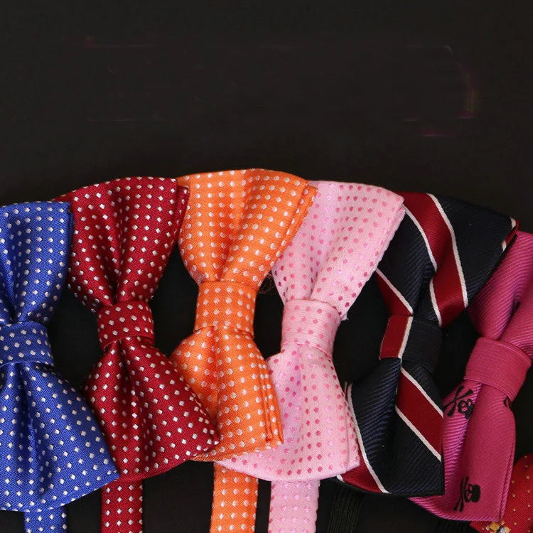 Kids Adjustable Cotton Bow Tie for Special Occasions Bow Ties Luxurious Weddings
