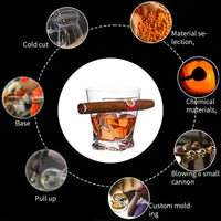 Thickened Crystal Cigar Cup for Rum and Whisky Luxurious Weddings