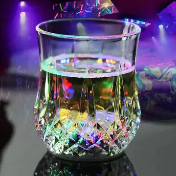 LED Automatic Flashing Cup Multi-color Light Up Mug Wine Beer Glass Whisky Drinking Cup LED Cups Luxurious Weddings