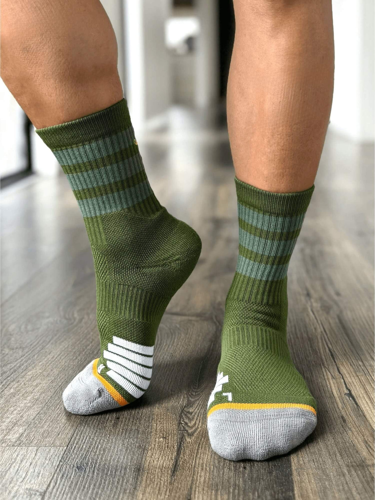 Organic Cotton Luxe Crew Sock - Forest (Imperfect)