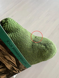 Organic Cotton Luxe Crew Sock - Forest (Imperfect)