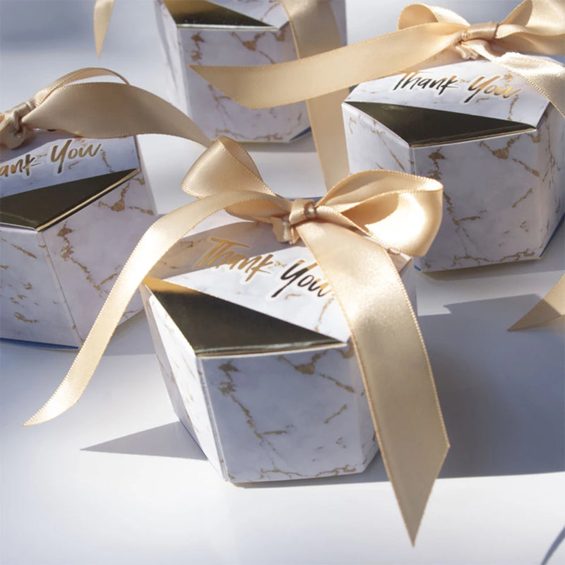 Marbling Candy Boxes Wedding Favors Wedding Favors Luxurious Weddings