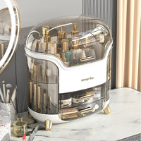 Luxury Desktop Cosmetics Storage Box Dust-proof Makeup Organizer Makeup Organizer