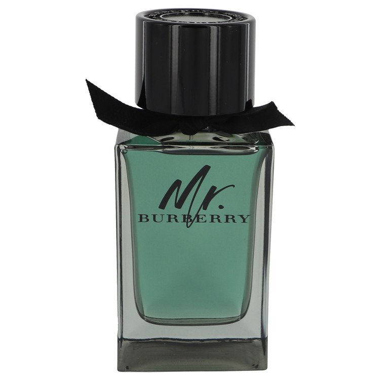 Mr Burberry Eau De Toilette Spray (unboxed) by Burberry 150 ml perfume bottle showcasing its elegant design.