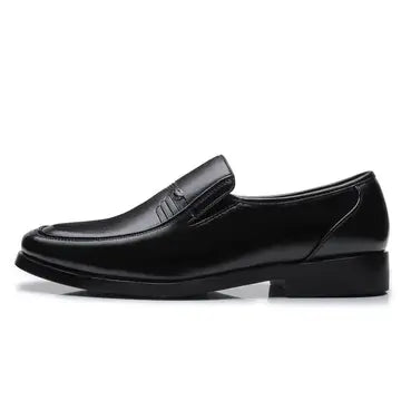 Men's Black Leather Formal Shoes Luxurious Weddings