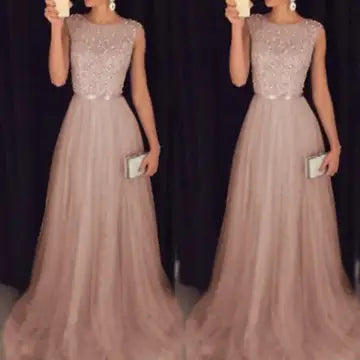 Elegant Prom Gowns Sequin Dress