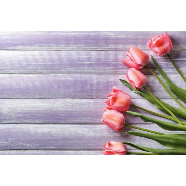 Flower Wooden Wall Product Photography Backdrops for all Special Events