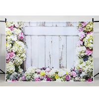 Flower Wooden Wall Product Photography Backdrops for all Special Events Photo Backdrops