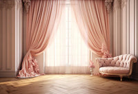 Pink Wedding Floral Backdrops Photography Birthday Decor Photo Background Luxurious Weddings