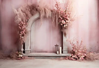 Pink Wedding Floral Backdrops Photography Birthday Decor Photo Background Luxurious Weddings