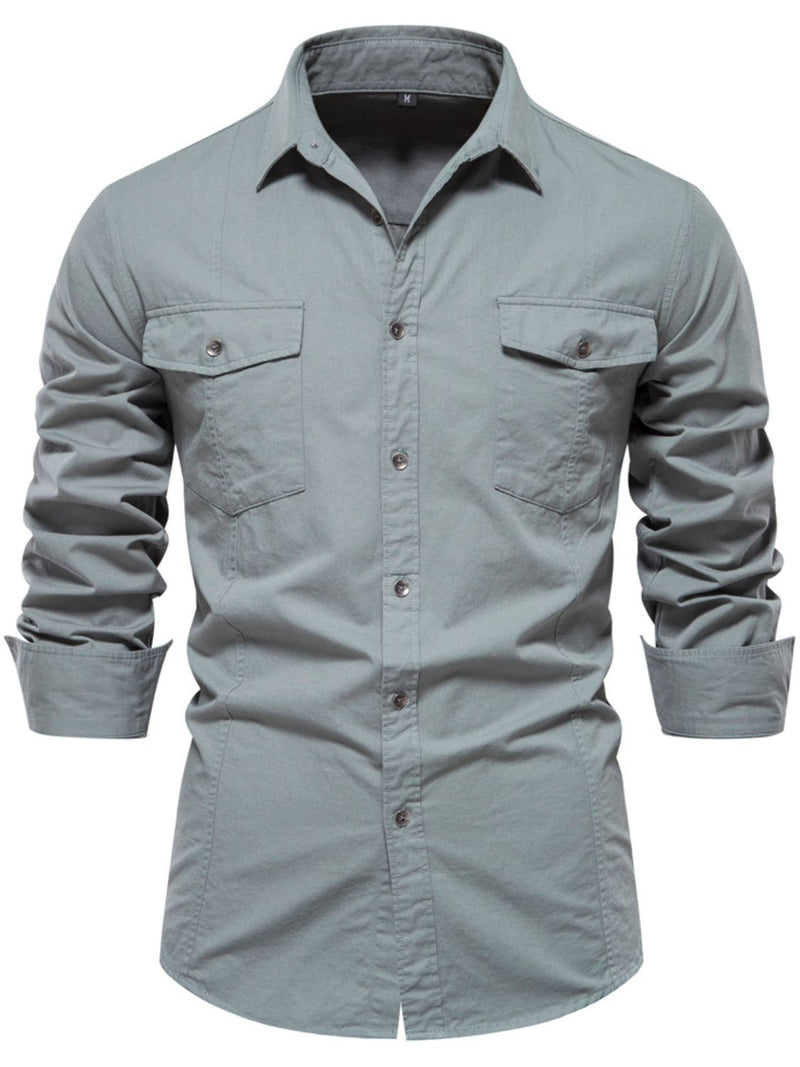Men's Button Down Collared Neck Shirt Shirts Luxurious Weddings