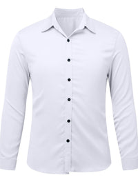 Men's Button Down Long Sleeve Shirt Shirt Luxurious Weddings
