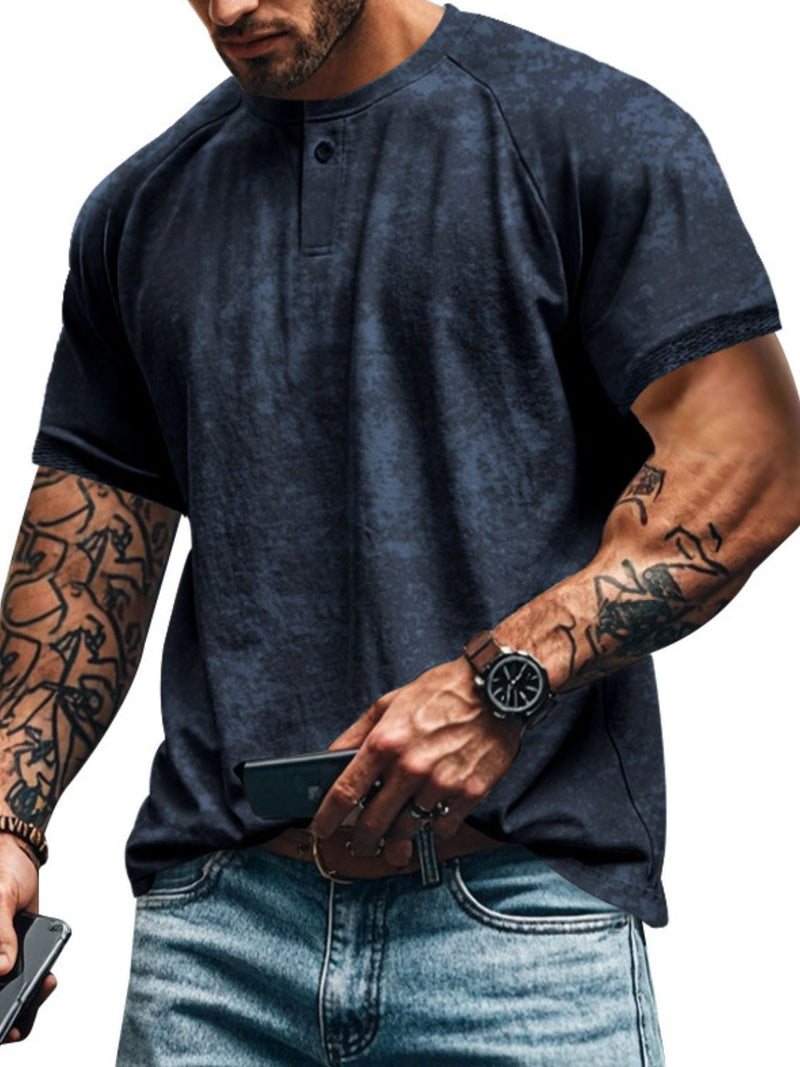 Men's Full Size Round Neck Short Sleeve T-Shirt Plus Size Tshirts Luxurious Weddings