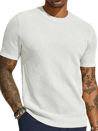 Men's Full Size Round Neck Short Sleeve T-Shirt Plus Size Tshirt Luxurious Weddings