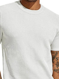 Men's Full Size Round Neck Short Sleeve T-Shirt Plus Size Tshirt Luxurious Weddings