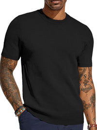Men's Full Size Round Neck Short Sleeve T-Shirt Plus Size Tshirt Luxurious Weddings