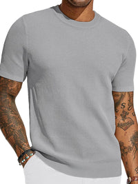 Men's Full Size Round Neck Short Sleeve T-Shirt Plus Size Tshirt Luxurious Weddings