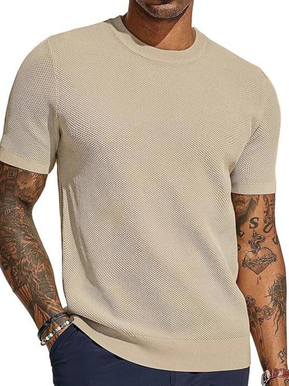Men's Full Size Round Neck Short Sleeve T-Shirt Plus Size Tshirt Luxurious Weddings