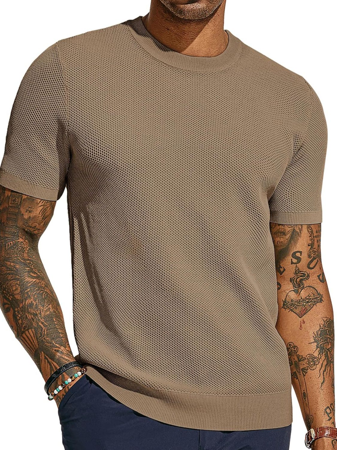 Men's Full Size Round Neck Short Sleeve T-Shirt Plus Size Tshirt Luxurious Weddings