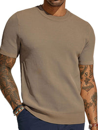 Men's Full Size Round Neck Short Sleeve T-Shirt Plus Size Tshirt Luxurious Weddings