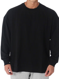 Men's Plus Size Round Neck Long Sleeve T-Shirt Tshirts Luxurious Weddings