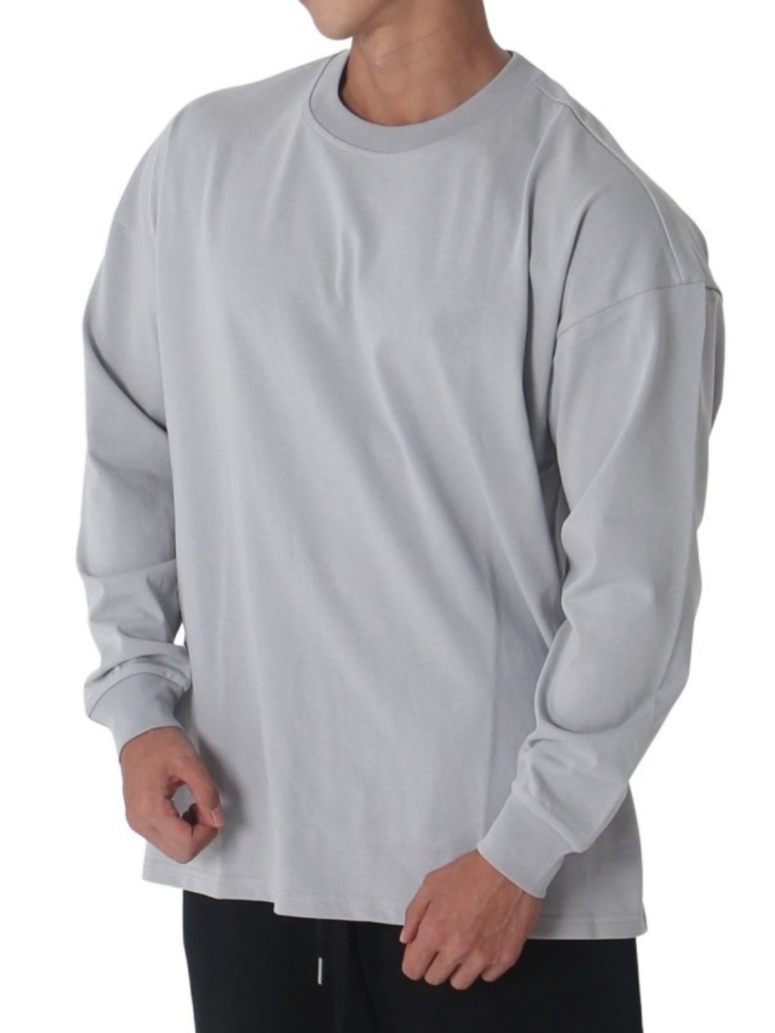 Men's Plus Size Round Neck Long Sleeve T-Shirt Tshirts Luxurious Weddings