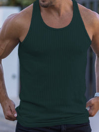 Men's Plus Size Round Neck Tank Singlets Luxurious Weddings