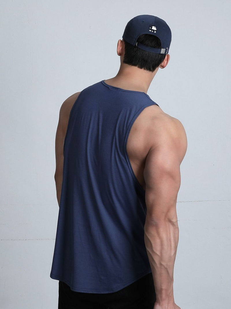 Men's Plus Size Round Neck Tank Singlets Luxurious Weddings