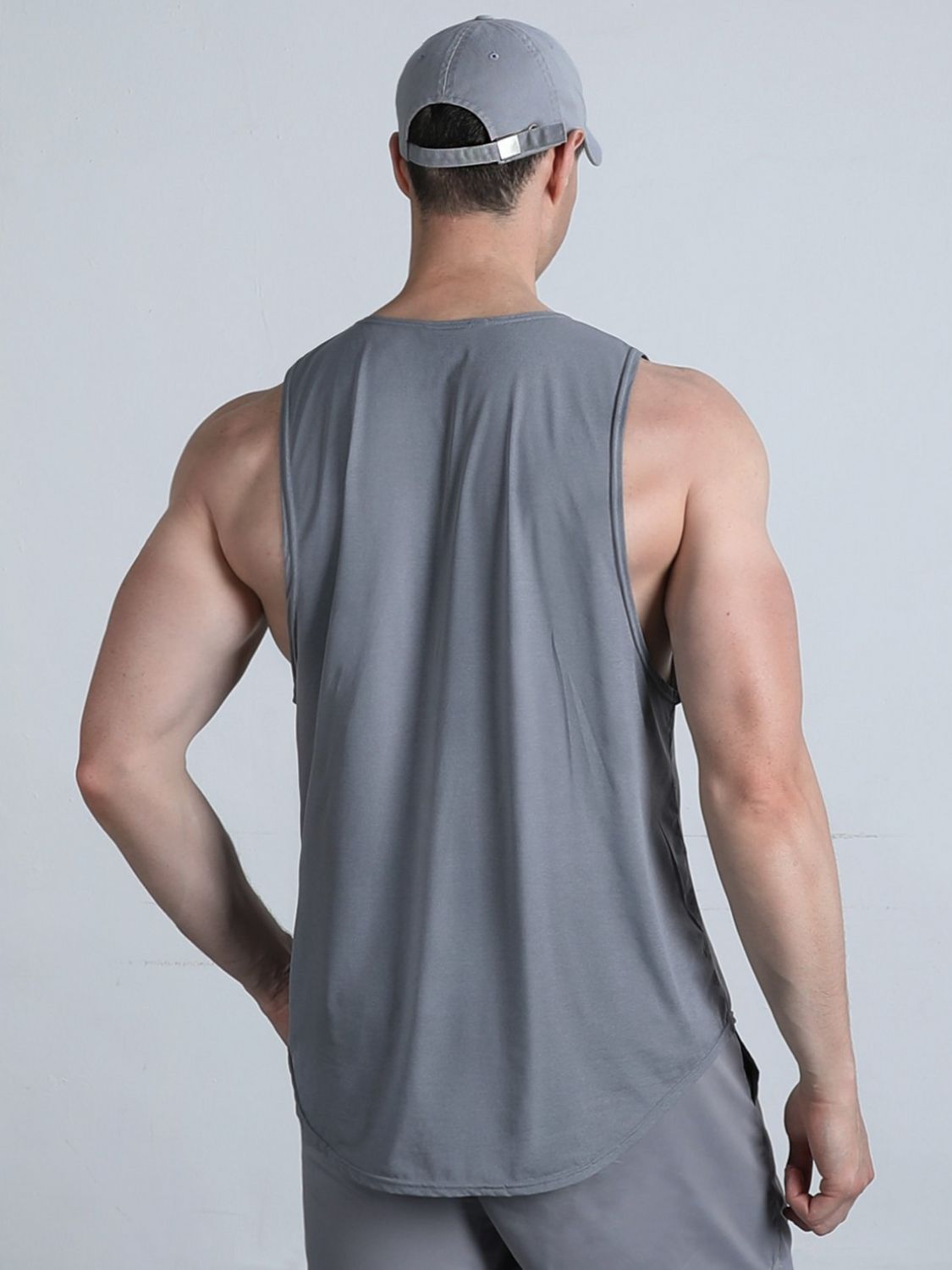 Men's Plus Size Round Neck Tank Singlets Luxurious Weddings