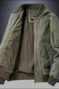 Men's Plus Size Zip Up Baseball Collar Bomber Jacket Jacket Luxurious Weddings