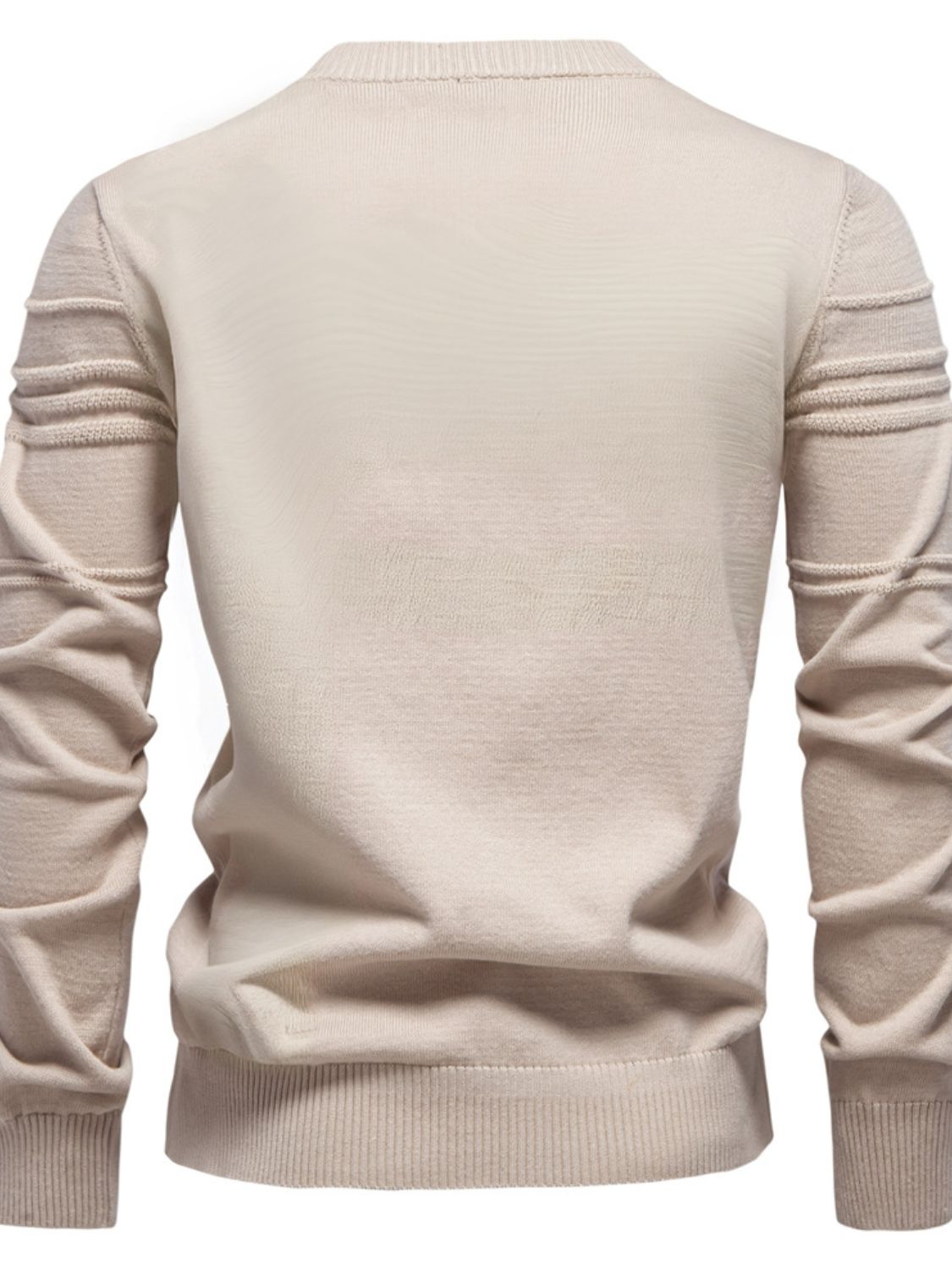 Men's Round Neck Striped Sweater Sweatshirt Luxurious Weddings