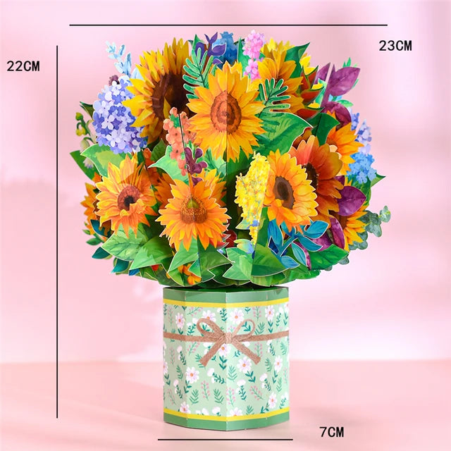 a vase filled with lots of colorful flowers