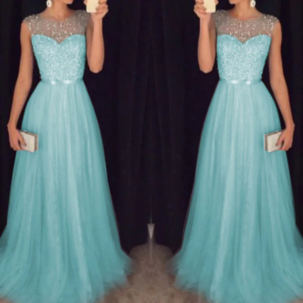 Elegant Prom Gowns Sequin Dress Luxurious Weddings