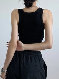 Ribbed Crop Tank Top Women's Tops Luxurious Weddings