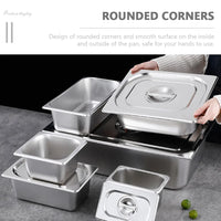 Stainless Steel Buffet Food Container Pan Serveware Luxurious Weddings