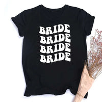 Team Bride Floral Short Sleeve T-Shirt T-Shirts Luxurious Weddings