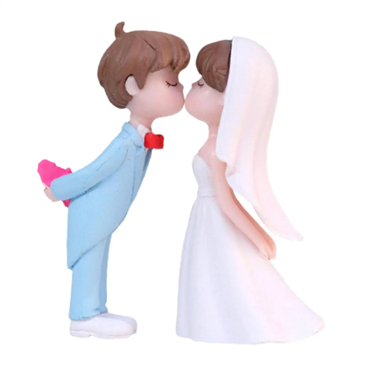 Romantic Kissing Couple Wedding Cake Topper Cake Decorations Luxurious Weddings