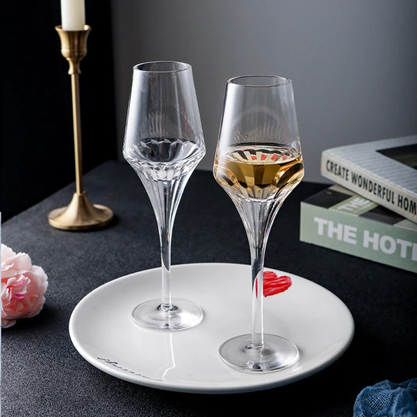 Luxury Crystal Wine Glasses Set stemware Luxurious Weddings