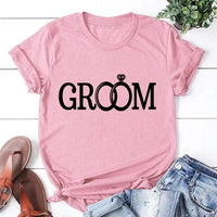 Couple's Wedding T-Shirt – Bride & Groom Design Couples Tshirts Luxurious Weddings