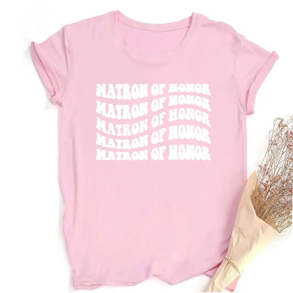 Team Bride Floral Short Sleeve T-Shirt T-Shirts Luxurious Weddings